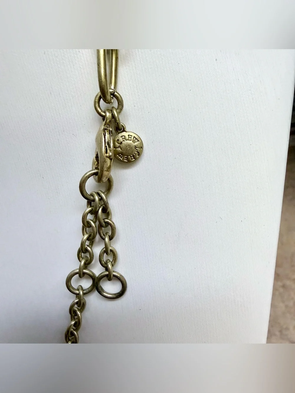 Sparkly J. Crew Rhinestone Goldtone necklace